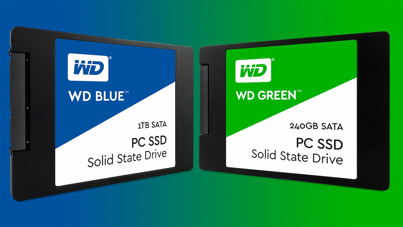 تفاوت بین SSD وسترن دیجیتال سبز و آبی چیست؟